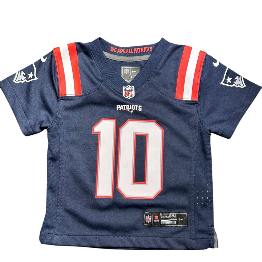 NIKE NFL NEW ENGLAND PATRIOTS Mac Jones 3T team jersey apparel NWT